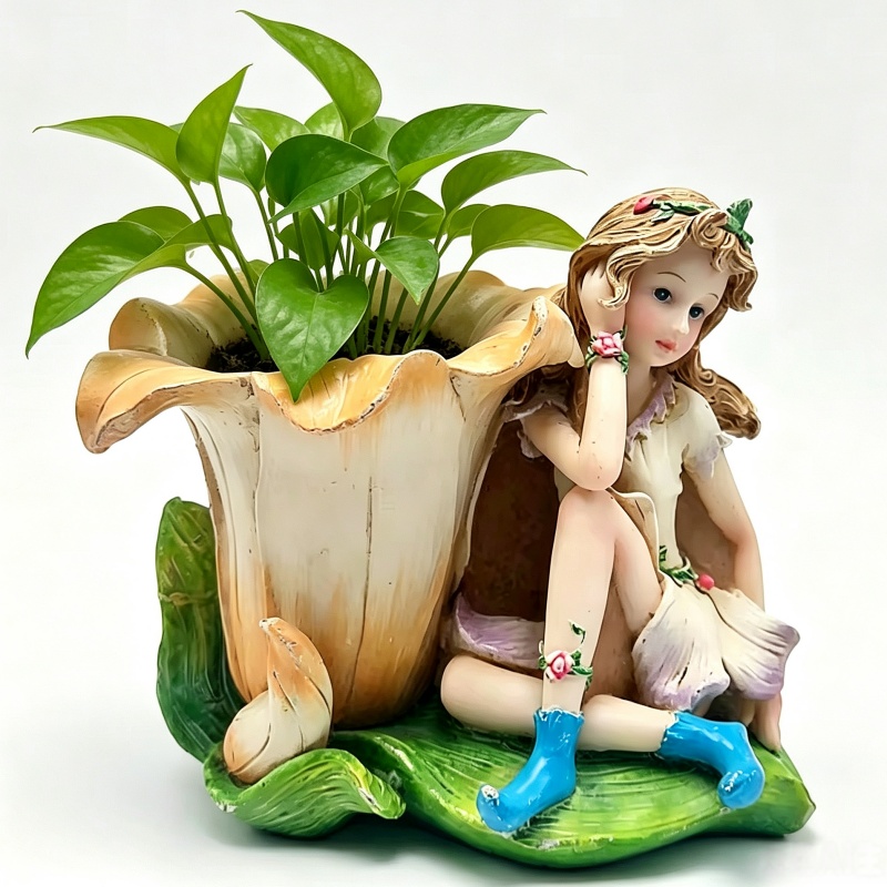 Potsticker Mold - Bloem Fee Vaas Cactus Siliconen Mal