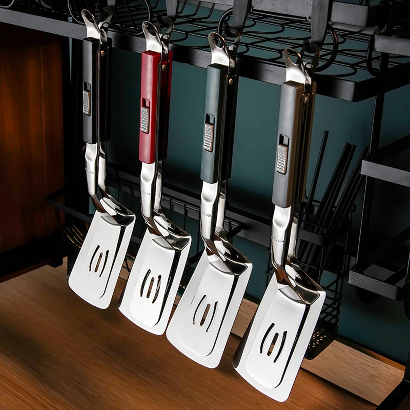 Okonomiyaki Spatula - Roestvrijstalen Spatel Tang Vis Spatel Sleuf