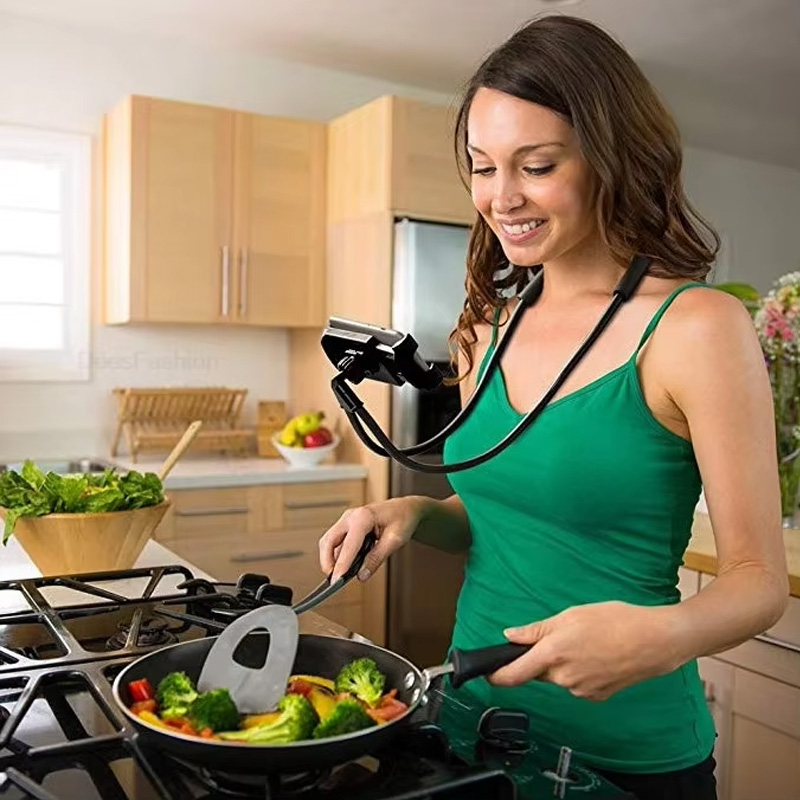 Taco Stand Holder - Flexibele mobiele telefoonhouder Hangende nek Luie