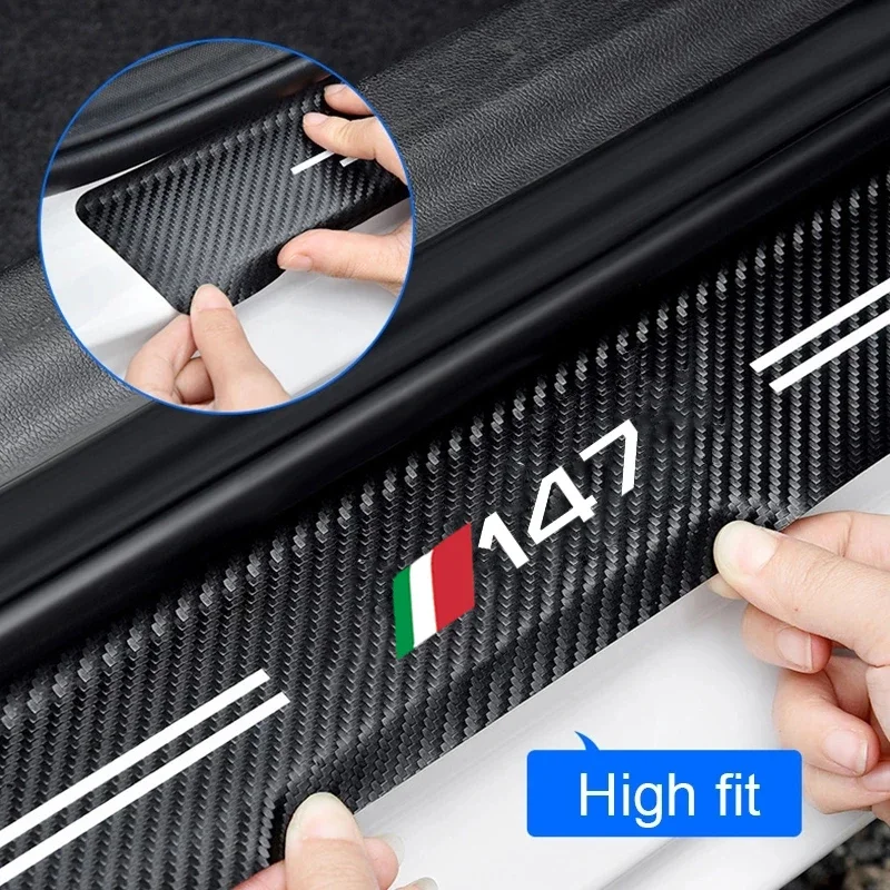 Voor Alfa Romeo 147 Logo Auto  - Crepe Pan Carbon recensie en prijs