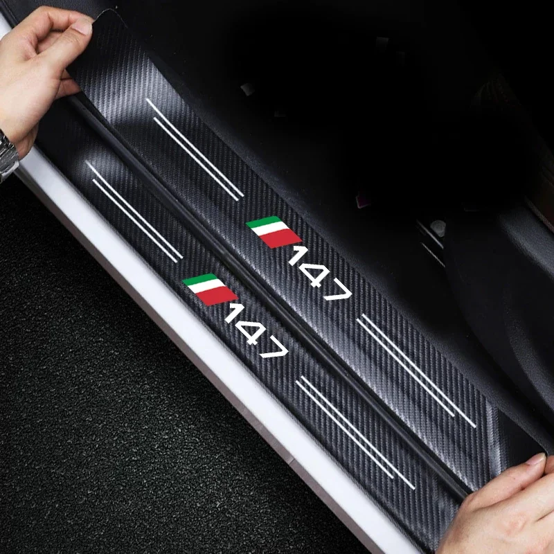 Voor Alfa Romeo 147 Logo Auto  - Crepe Pan Carbon recensie en prijs