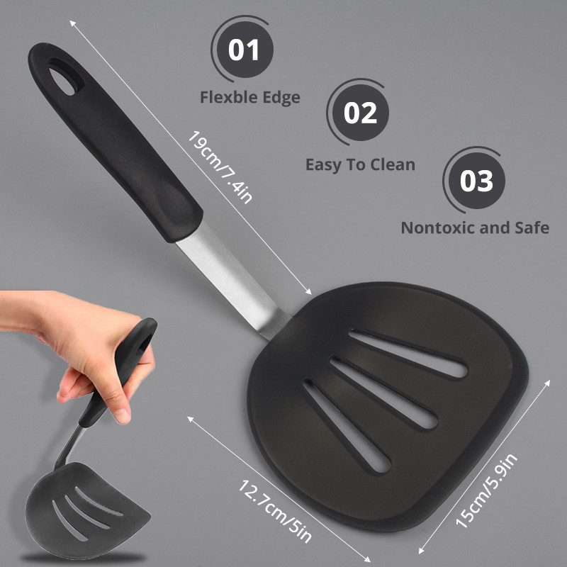 Flexibele siliconen spatel Tur - Okonomiyaki Spatula recensie en prijs