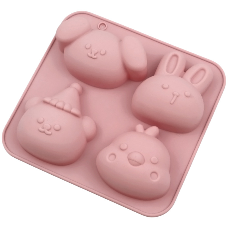 Groothandel 4-delige siliconen - Bunny Cake Mold recensie en prijs