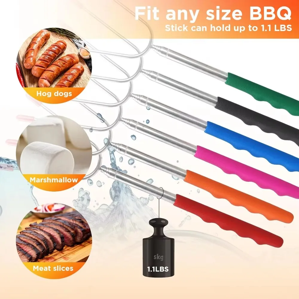 5/6/10 Stuks Telescopische Bbq - Hot Dog Press recensie en prijs